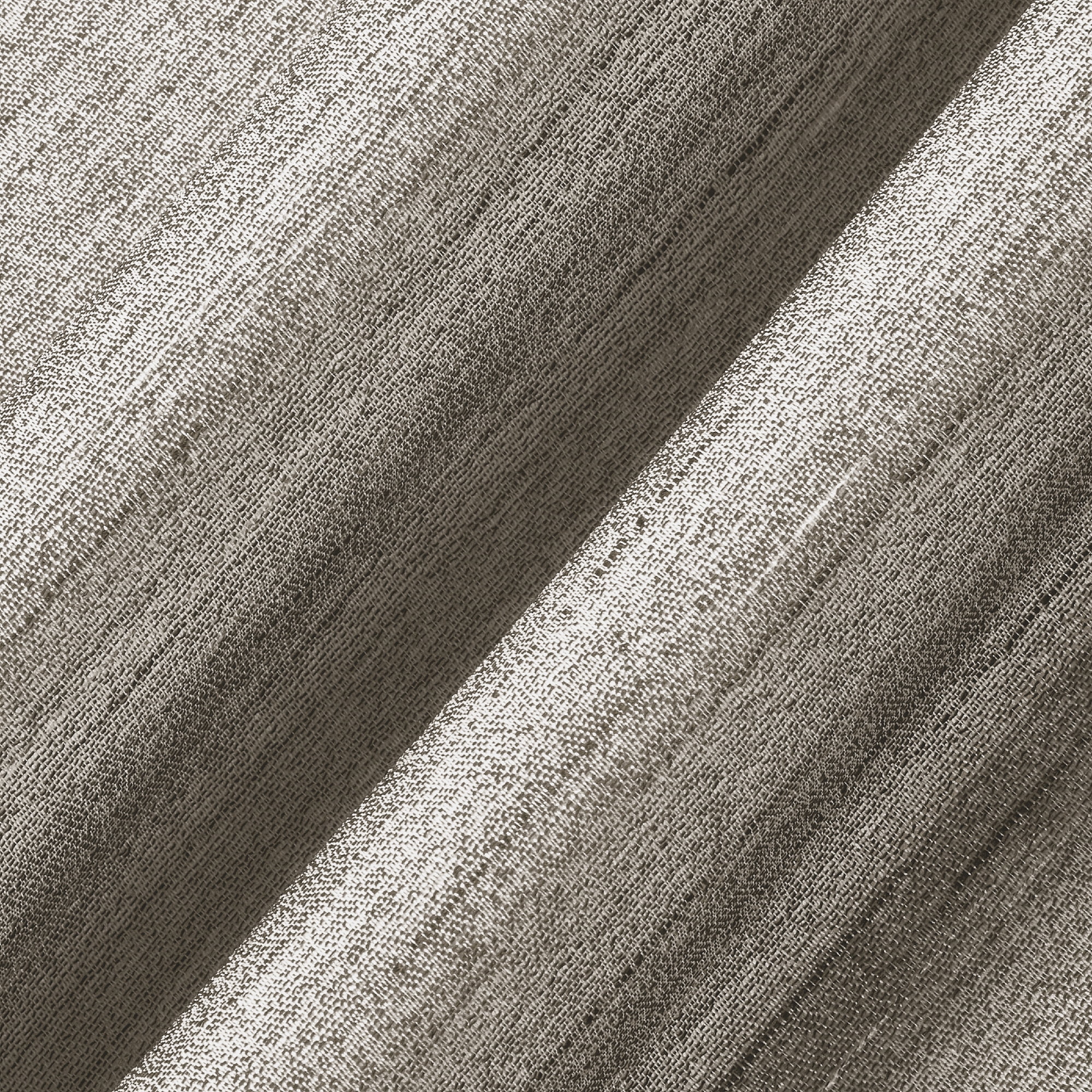 Mainstays Light Filtering Brown Curtains For Bedroom And Living Room, Textured Linen Look, 2 Panel Set