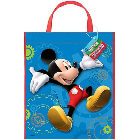 Large Plastic Mickey Mouse Favor Bag, 13&quot; x 11&quot;