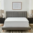 thumbnail image 2 of Bodipedic Essentials 2-Inch Memory Foam Mattress Topper with Knit Cover, Full, 2 of 4