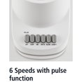 thumbnail image 6 of Mainstays 6-Speed Blender with 48 Oz Jar and 500W Motor, Arctic White, 6 of 9