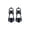 Black 3, variant on Elastic Ice Claw Skidproof Shoe Covers - 8-Spike Ice Grip Shoe Inserts for Hiking, Skiing, and Outdoor Activities - Durable Rubber with Freeze-Resistant TPE Material