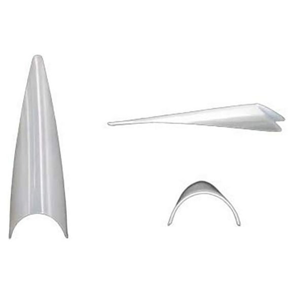 DHARMONAL Nails 500PCS Lavish Long Clear Stiletto Acrylic Nail Tips Coffin Nails Acrylic on Nails Short on Long Acrylic Nails on Nails Medium Coffin on Nails Coffin Long Design