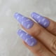thumbnail image 2 of Coolnail, uñas de mármol blanco brillante, uñas falsas, uñas de ballet reutilizables Afortunado Sencillez, 2 of 4