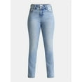 thumbnail image 5 of Time and Tru Women's Mid Rise Bootcut Jeans, Available in 30", 32", 34" Inseams, Sizes 0-20, 5 of 5