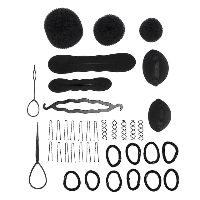 Kit de 12 accesorios para peinar el cabello, herramienta de peluquería para trenzas y trenzas, 12 unidades