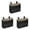 Black, variant on 1-3PC Hanging Organizer Bedside Storage Bag for Bunk Beds with Pockets Phone Book Magazine Holder Sofa Side Pouch Dormitory Bedrail Tool Organizer