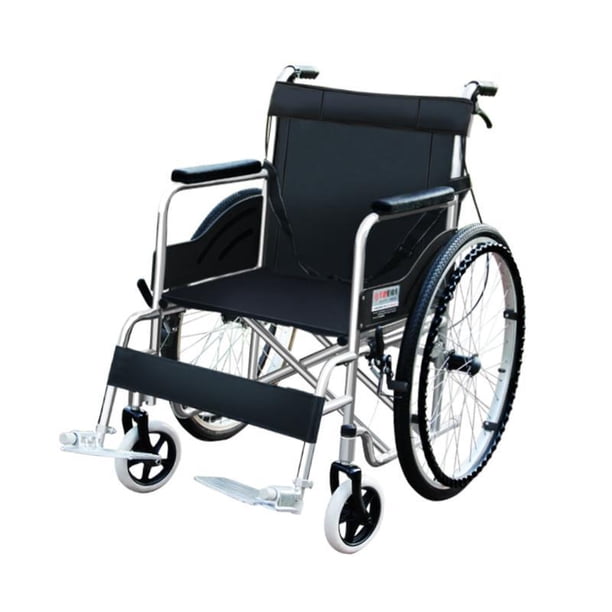 Silla de ruedas manual,Silla de ruedas manual Silla de ruedas ligera plegable,Silla de ruedas de transporte resistente autopropulsada,Silla de ruedas inflable con reposabrazos y