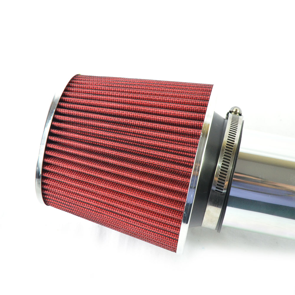 Intake Pipe with Air Filter for Chevrolet/GMC 1988-1995 V8/V6 4.3L/5.0L/5.7L, Red