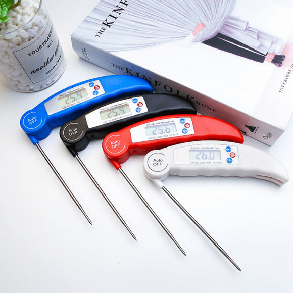 Digital Folding Electronic Food Food Thermometer Mini Kitchen Barbecue Thermometer Baby Water Thermometer