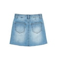 thumbnail image 2 of Wonder Nation Girls Slit Hem Denim Skirt, Sizes 4-18 & Plus, 2 of 2