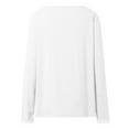 thumbnail image 4 of SRZYMJ Women's V Neck T Shirts for Women Lace Long Sleeve Cute Tops Fall Winter Dressy Business Casual Blouses Trendy Basic Tees, 4 of 8