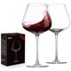 thumbnail image 1 of Copas de vino JBHO sopladas a mano, estilo italiano, cristal de 630 mL x2, 1 of 9