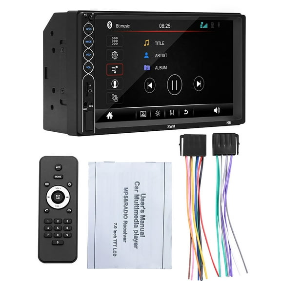 N6 Double Din Car Stereo 7 Inch Touch Screen Car Audio Radio Car MP5 MP3 Player Compatible For X-R Interconnect