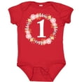 thumbnail image 3 of Inktastic 1st Birthday Rose Flower Wreath Girls Girls Baby Bodysuit, 3 of 5