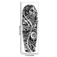 thumbnail image 3 of Kit de pegatinas de arte de figuras de tatuaje a prueba de agua 3D para mujeres y hombres (Zeus God) Tmvgtek Libre de BPA, 3 of 3