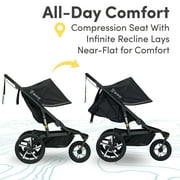 BOB Gear Alterrain Pro Jogging Stroller، All-Weather، SmoothShox Suspension، Black