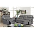 thumbnail image 2 of Bella Esprit 2-piece Solid Wood and Genuine Leather Match Sofa Set in Gray, 2 of 3
