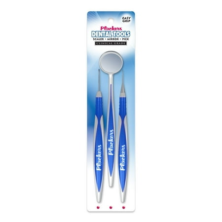 Dental Tools with Pick, Mirror and Scalar, Dental scalar removes stains, plaque and bacterial debris on teeth By Plackers