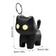 thumbnail image 5 of Llavero con luz nocturna de gato negro, bola de presión brillante, mini juguete sensorial con sonido y luz LED para adultos amantes de los gatos., 5 of 8
