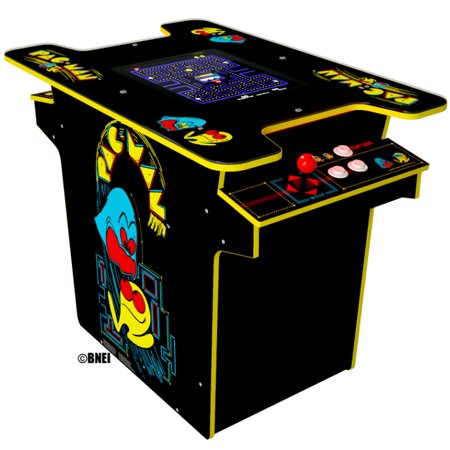 Arcade1UP PAC-MAN Head-to-Head 12-in-1 Arcade Table, Black Series Edition