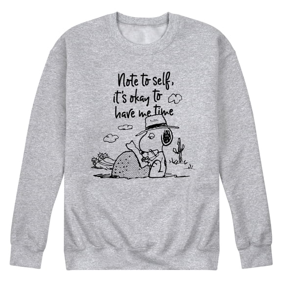 Peanuts - Spike Note - Men's Crew Fleece Sweatshirt