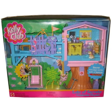 Barbie Kelly Club Lots of Secrets Clubhouse Playset with MESSAGE CENTER & Crayon, & MORE! (2001)