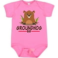 thumbnail image 3 of Inktastic Groundhog Day with Cute Groundhog Illustration Boys or Girls Baby Bodysuit, 3 of 5