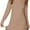 Khaki, variant on Women's Bodycon Pullover Mini Sweater Dresses,Mock Neck Long Sleeve Knit Short Dress Fall Winter Outfits Vacation