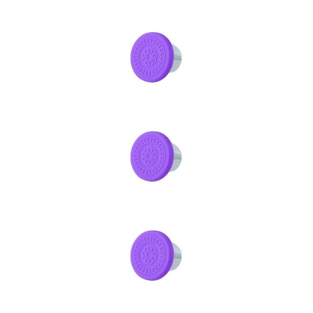 Transemion Large Application Pratique Récipient Joint Bien, Tasses Pratiques et Bien Joint Couvercle Violet 3Set