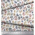 thumbnail image 2 of Soimoi Velvet Fabric Flower Artistic Decor Fabric Printed Yard 58 Inch Wide, 2 of 3