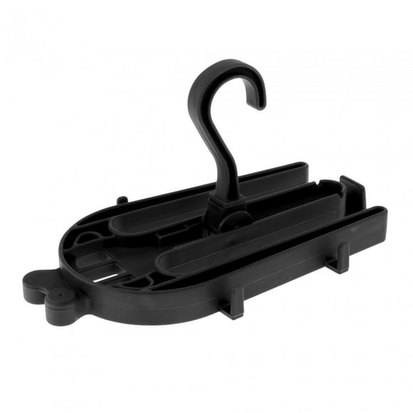 Percha para traje de neopreno, regulador de almacenamiento, plegable, de secado rápido, portátil, para traje seco Negro