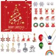 thumbnail image 1 of Christmas Jewelry Gift Countdown Calendar Advent Necklace Ear Studs Earrings Handheld Gift Box, 1 of 6