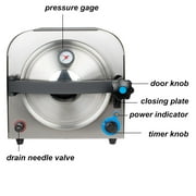 14L 900W Dental Lab Autoclave Sterilizer Steam Medical Sterilization Machine