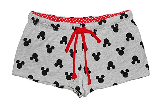 Disney Juniors Mickey Mouse Heads Pajama Shorts 