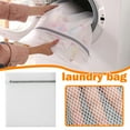 thumbnail image 2 of Mesh Laundry Bags with Zipper for Delicates, Clothing Washing Bags, Travel Storage Organizer, 23.6x23.6 Inch, 2 of 6