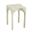 thumbnail image 3 of Skully Cream Textured Side Table, 3 of 5