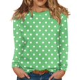 thumbnail image 2 of Womens Long Sleeve Tops Dressy 2026 Casual Fashion Loose Tops Shirts Spring and Autumn Chic Trendy Shirts, 2 of 4