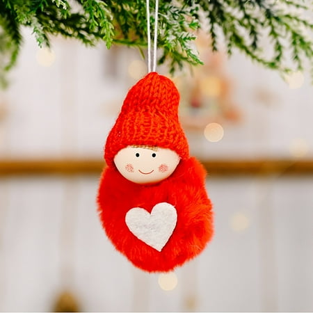 

Tree Cartoon Christmas Christmas Pendant Creative Decorations Ornaments Color Home Decor