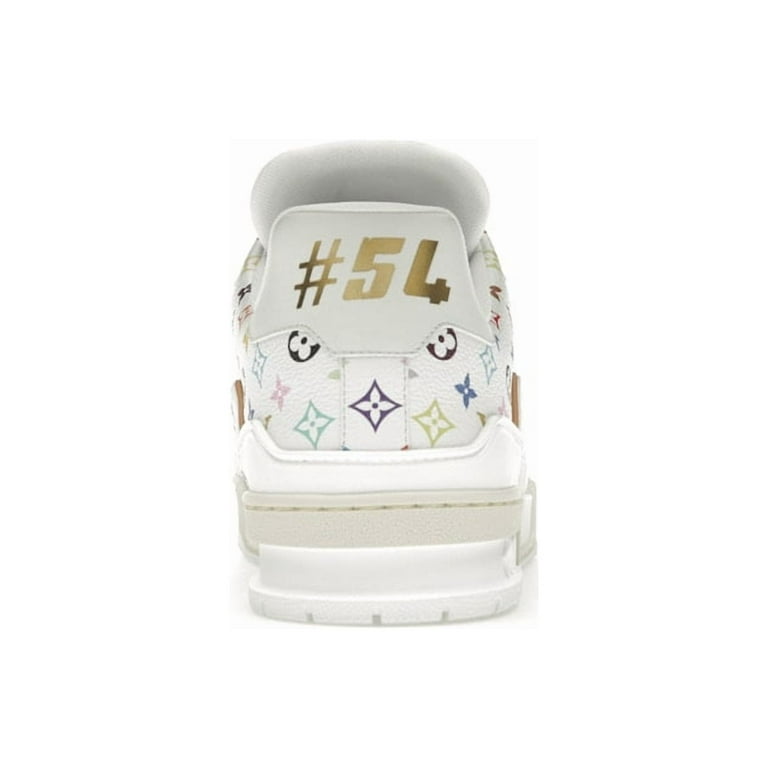 Louis Vuitton Men's LV Trainer Takashi Murakami White Shoes, from