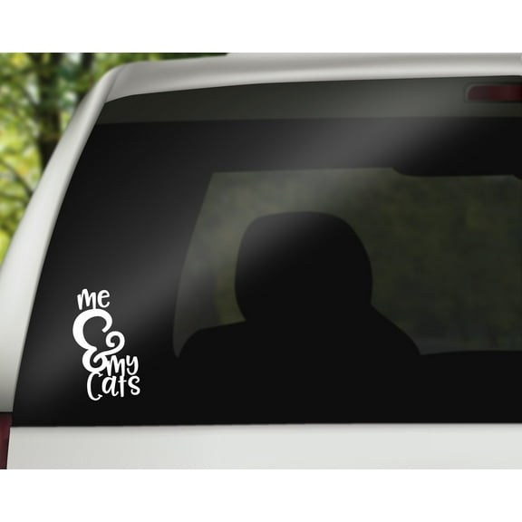 Me & My Cats Decal