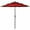 Burgundy, variant on Gymax 10ft 3 Tier Patio Market Umbrella Aluminum Shade Shelter Double Vented Turquoise