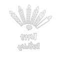 thumbnail image 1 of MasteelfCA 2 Sets Birthday Theme Cutting Dies High-carbon Steel Stencils Embossing Template, 1 of 7