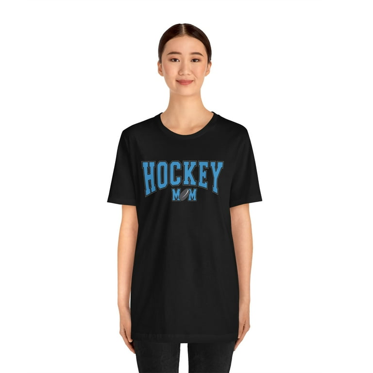 Varsity Style Hockey Mom Collegiate Shirt, Womens Hockey Shirt