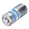 thumbnail image 4 of Uxcell Silver Tone Micro Gear Box Motor Speed Reduction Geared Motor DC 24V 130RPM JGA25370, 4 of 7