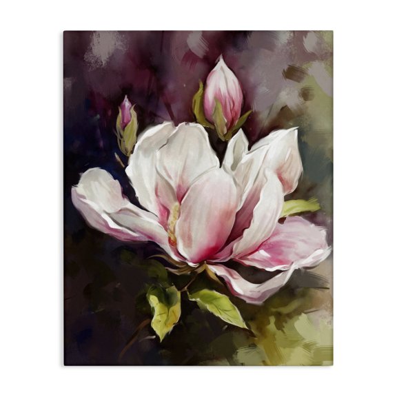 Stupell Industries French Country Budding Pink Lilies Canvas Art, 24 x 30, by Ziwei Li