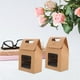 thumbnail image 3 of Bolsas Kraft con ventana transparente para galletas Bolsas de papel marrón Bolsas de papel Kraft para envasado de alimentos Bolsas Kraft para pequeñas empresas para exhibición de tiendas, 3 of 5