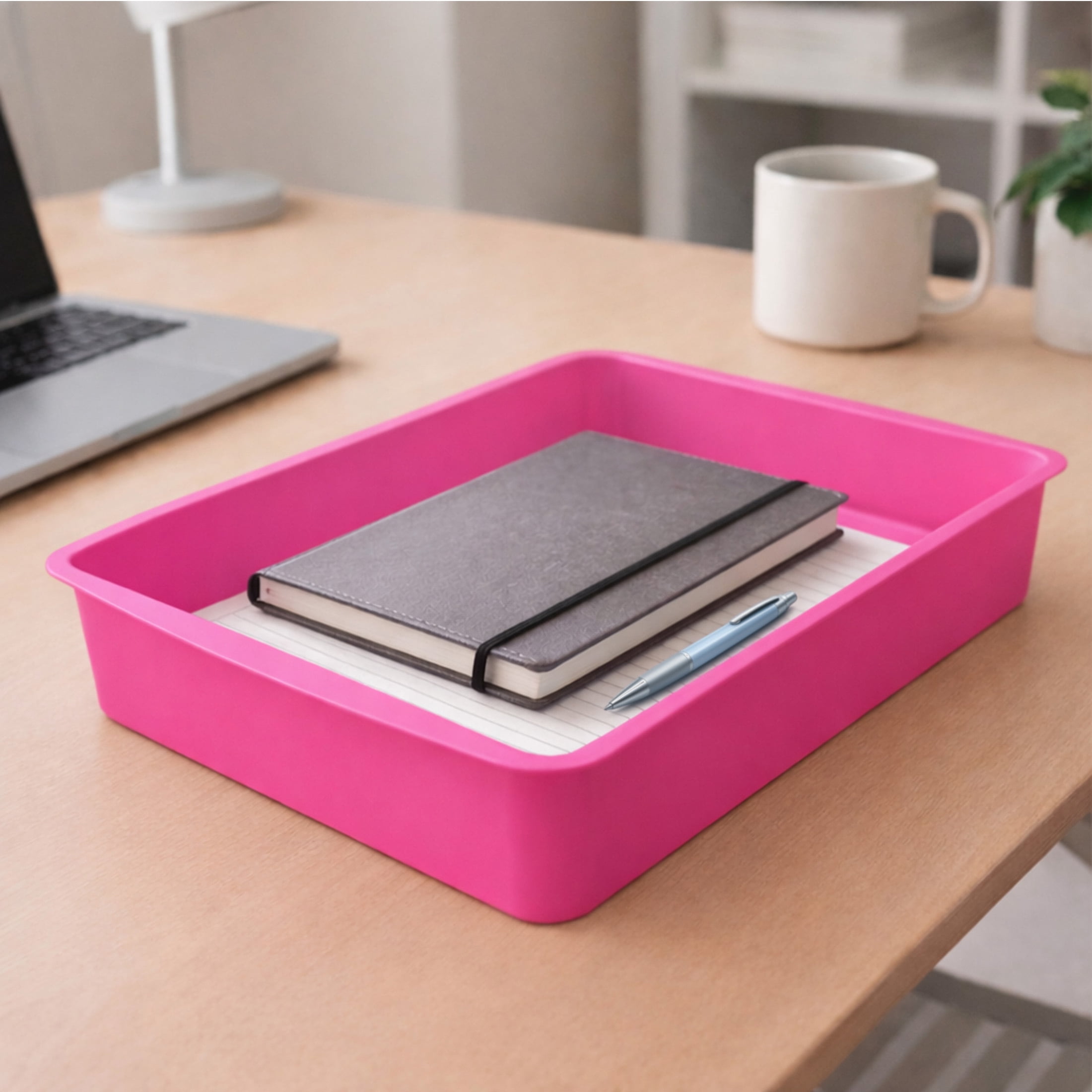 Pen+Gear Tropical Blossom Paper Tray, 13.15 x 10.25 x 2.95 inches, 7-Pack
