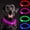 Pink, variant on Miaocao Flashseen LED Dog Collar, USB Rechargeable Glowing Lighted Up Collar, Cuttable Water-Resistant TPU Safety Collar Lights for Small Medium Large Dogs