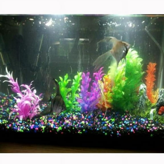 Pet Supplies 6pcs Artificial Plastic Water Plants Aquarium Tank Accessories Turtle