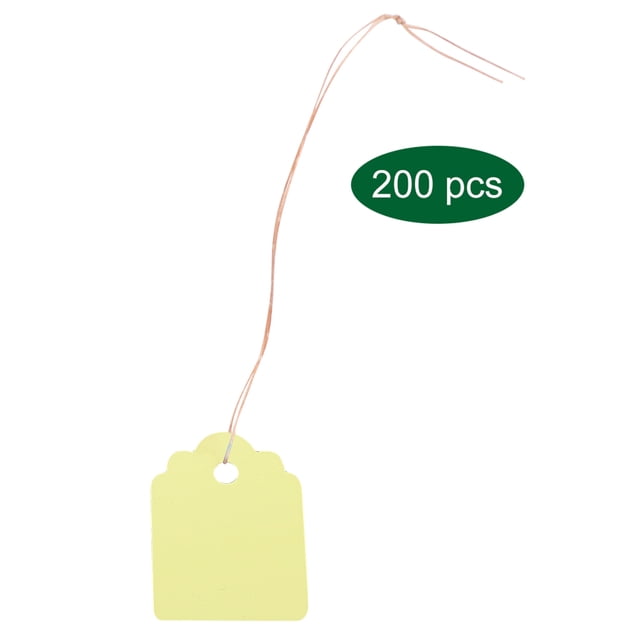 200pcs Reusable PVC Hanging Flower Label Marker Seed Name Marker Label Marker Sign for Plant Identification for Marking Seed Trays and Pots